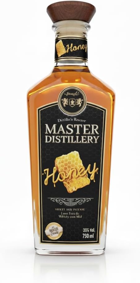 Honey Master Distillery Licor Fino de Whisky e Mel 750ml