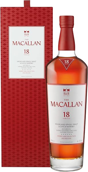 Whisky The Macallan Sherry Oak 18 Anos Single Malt Escoces 700ml